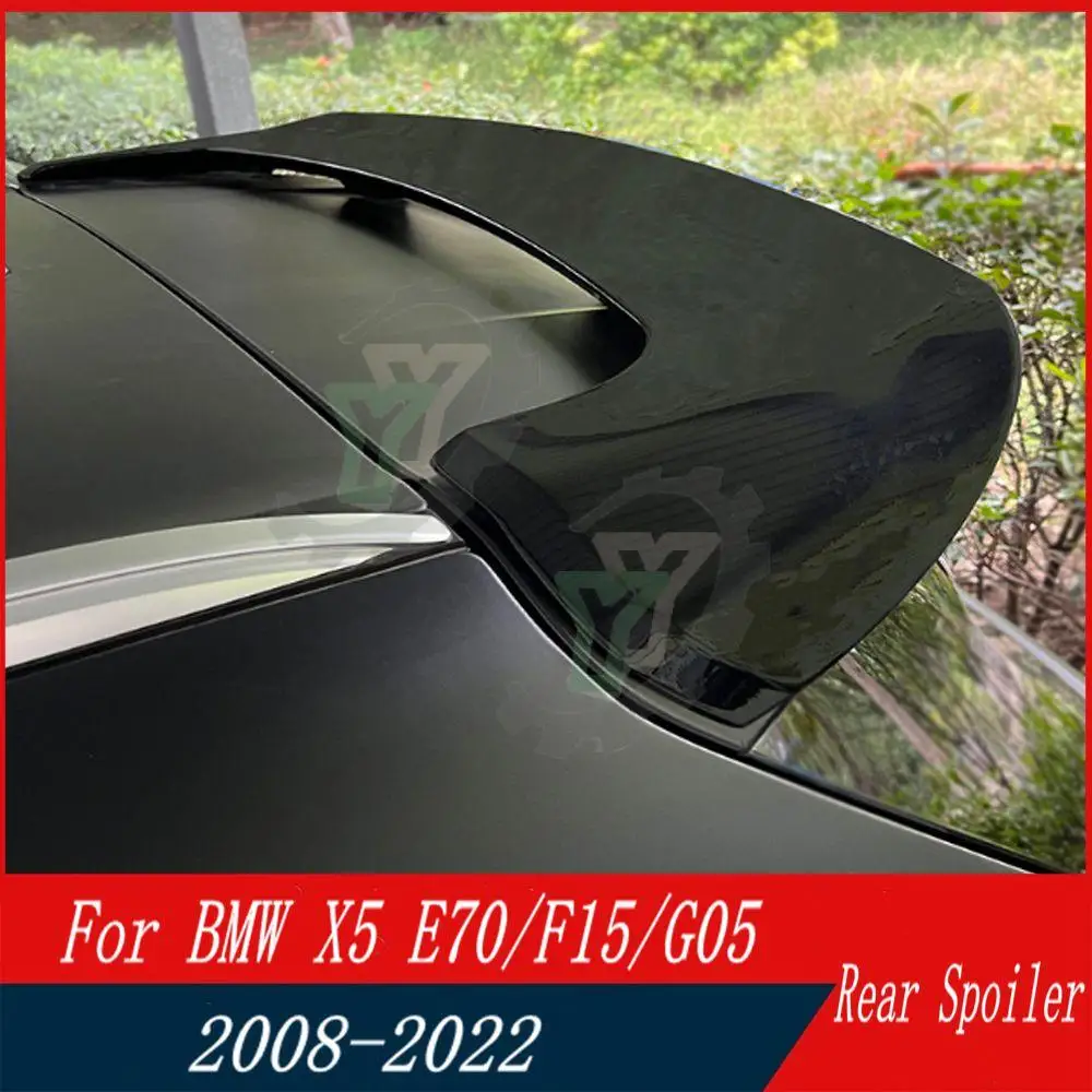 High Quality ABS Plastic Rear Roof Spoiler Trunk Wing Lip Boot Cover For BMW X5 SUV E70 F15 G05 2008 -2013 2014-2018 2019-2022 
High Quality ABS Plastic Rear Roof Spoiler Trunk Wing Lip Boot Cover For BMW X5 SUV E70 F15 G05 2008 -2013 2014-2018 2019-2022