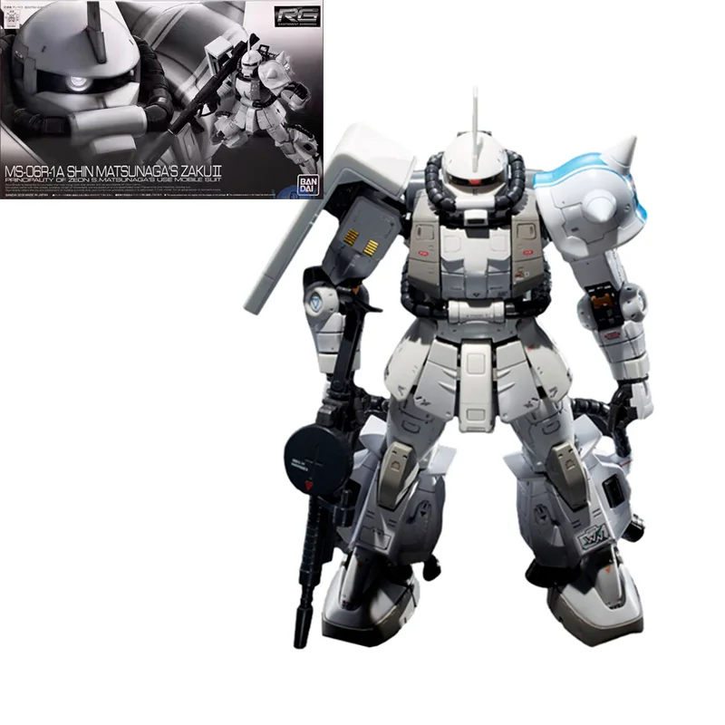 Original Genuine RG 1/144 MS-06R-1A SHIN MATSUNAGA'S ZAKU ⅡGundam Gunpla Assemble Anime Action Figure Mobile Suit For Children
Original Genuine RG 1/144 MS-06R-1A SHIN MATSUNAGA'S ZAKU ⅡGundam Gunpla Assemble Anime Action Figure Mobile Suit For Children