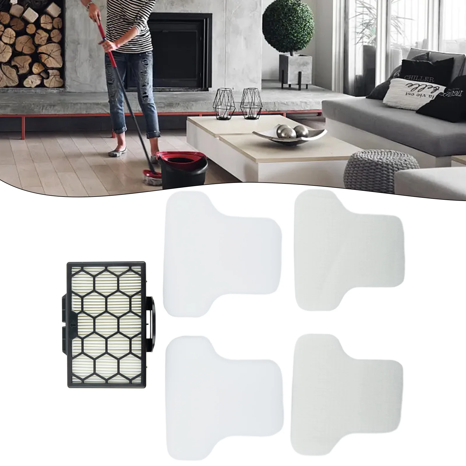Filters Kit For Shark Bagless Cylinder Vacuum Cleaner CZ500UKT/CZ2001/CZ500EUT Household Cleaning Tools Vacuum Parts Accessories
Filters Kit For Shark Bagless Cylinder Vacuum Cleaner CZ500UKT/CZ2001/CZ500EUT Household Cleaning Tools Vacuum Parts Accessories