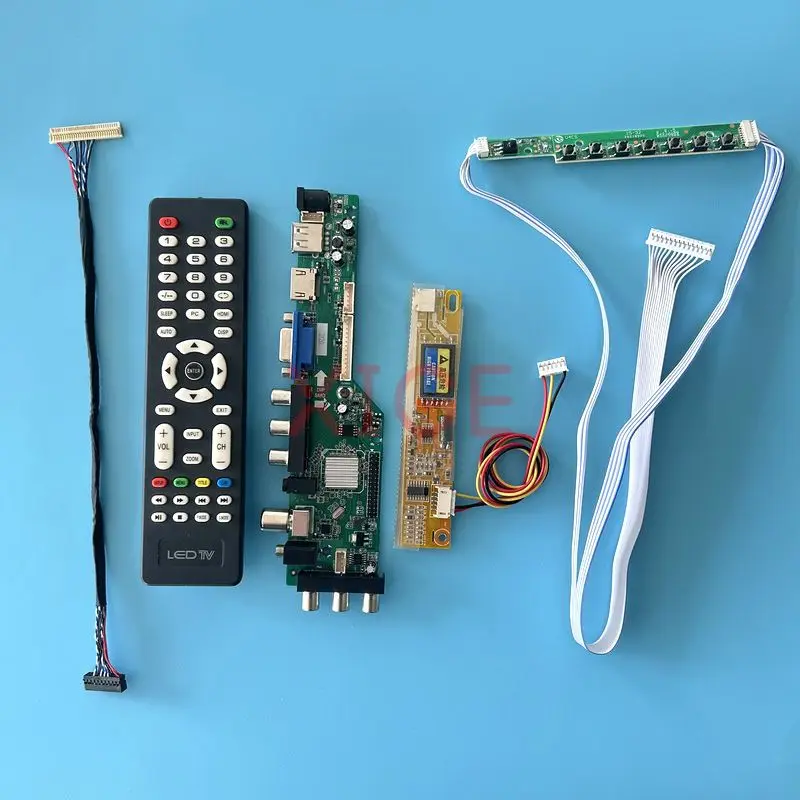 For LP154W01-A1/A3/A5 LP154W01-TL Controller Card USB+HDMI+VGA+AV+IR Screen 1280*800 DIY Kit DVB Signal Digital LVDS-30Pin 1CCFL
For LP154W01-A1/A3/A5 LP154W01-TL Controller Card USB+HDMI+VGA+AV+IR Screen 1280*800 DIY Kit DVB Signal Digital LVDS-30Pin 1CCFL