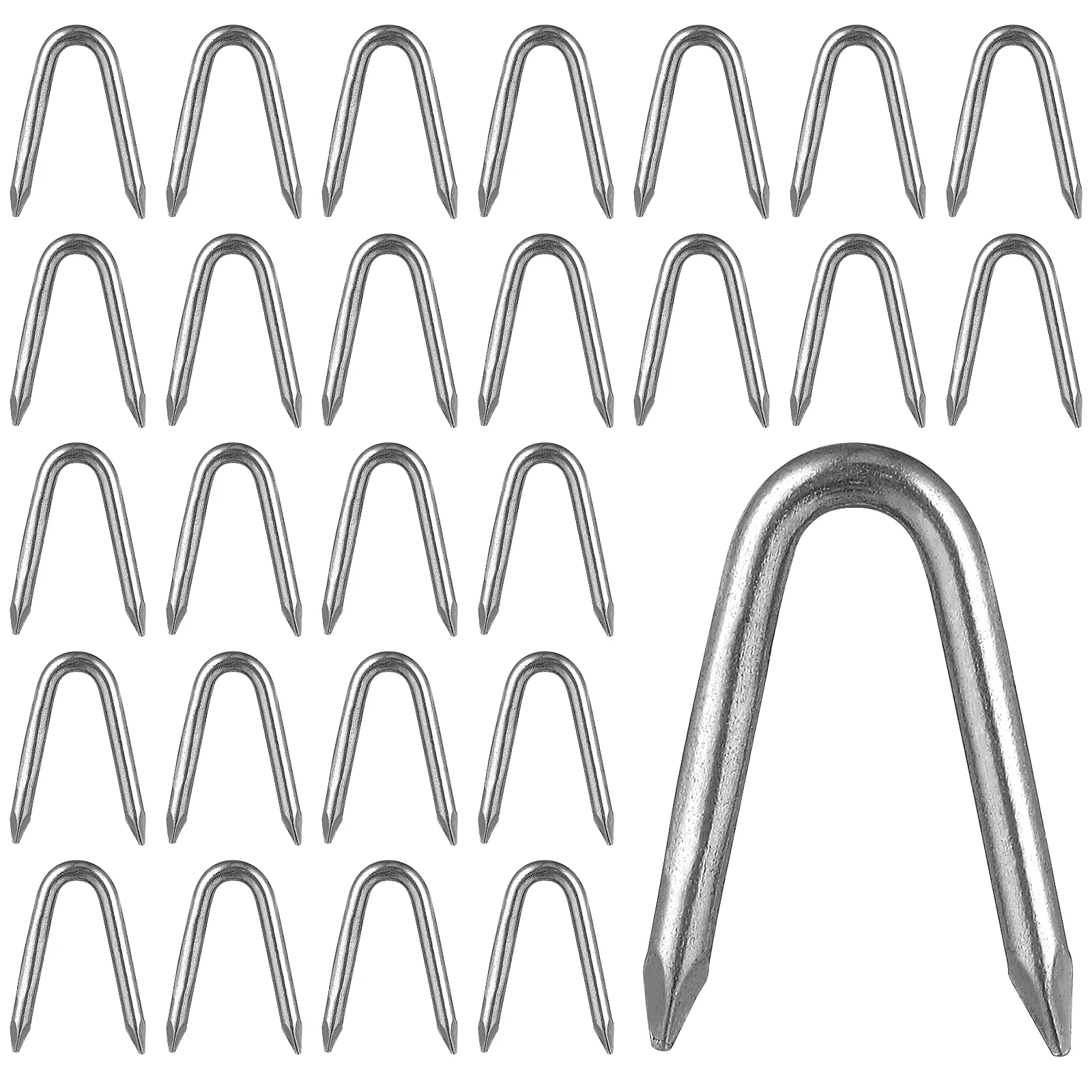 U Nails Net Staples Nails Fence Wire Fencing Heavy Duty Tacks Cable Mesh Fasteners Garden Masonry Fixing Turf Tools
U Nails Net Staples Nails Fence Wire Fencing Heavy Duty Tacks Cable Mesh Fasteners Garden Masonry Fixing Turf Tools