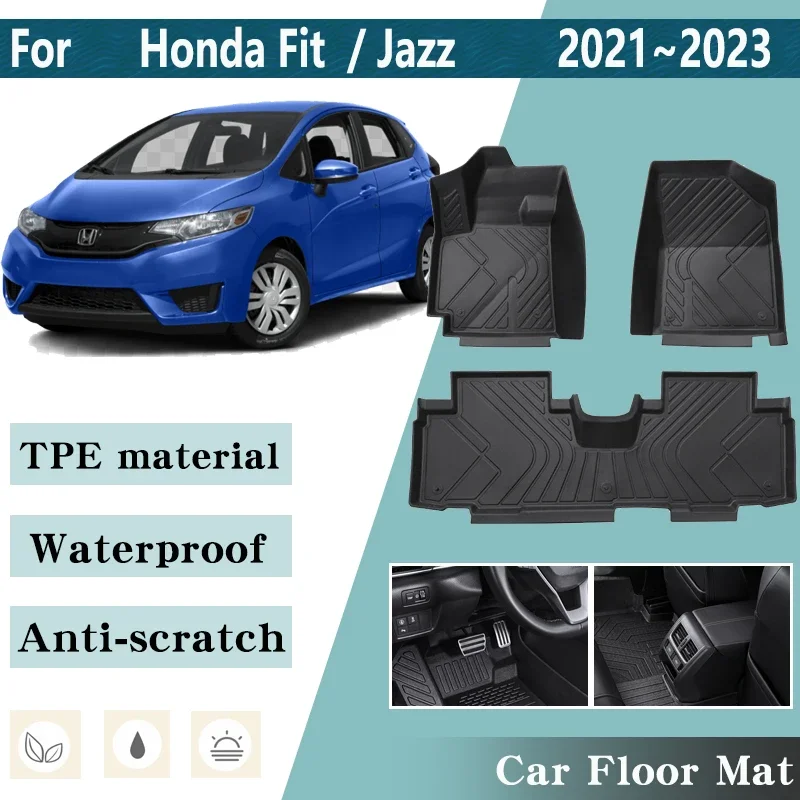 LHD Car Floor Mats for Honda Fit Jazz 2021 2022 2023 Hatch GR1 GR3 Car Floor Mat Foot Panel Line Carpet Pads Car Accessories
LHD Car Floor Mats for Honda Fit Jazz 2021 2022 2023 Hatch GR1 GR3 Car Floor Mat Foot Panel Line Carpet Pads Car Accessories