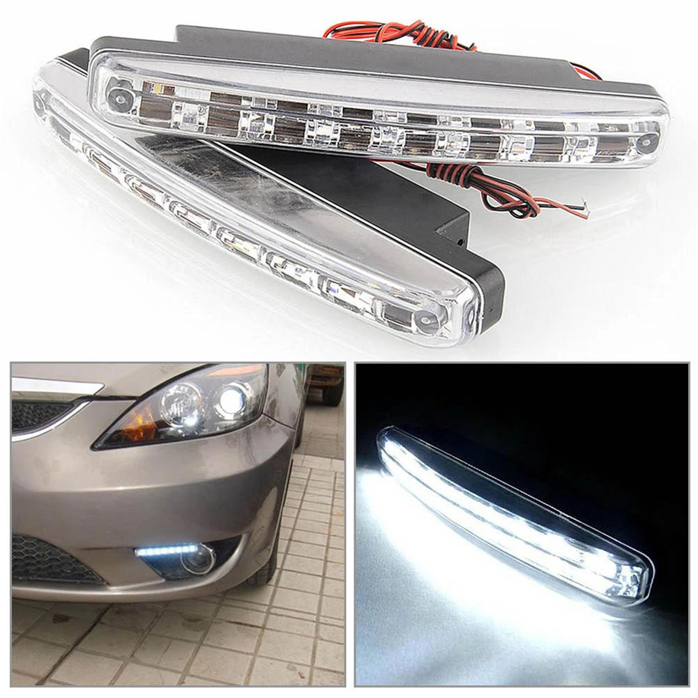2pcs Car Auto Daytime Running Light Daylight Car Styling Lamp DRL LED 12V Waterproof Lights Fog Light 6000K Car-styling Bulb
2pcs Car Auto Daytime Running Light Daylight Car Styling Lamp DRL LED 12V Waterproof Lights Fog Light 6000K Car-styling Bulb
