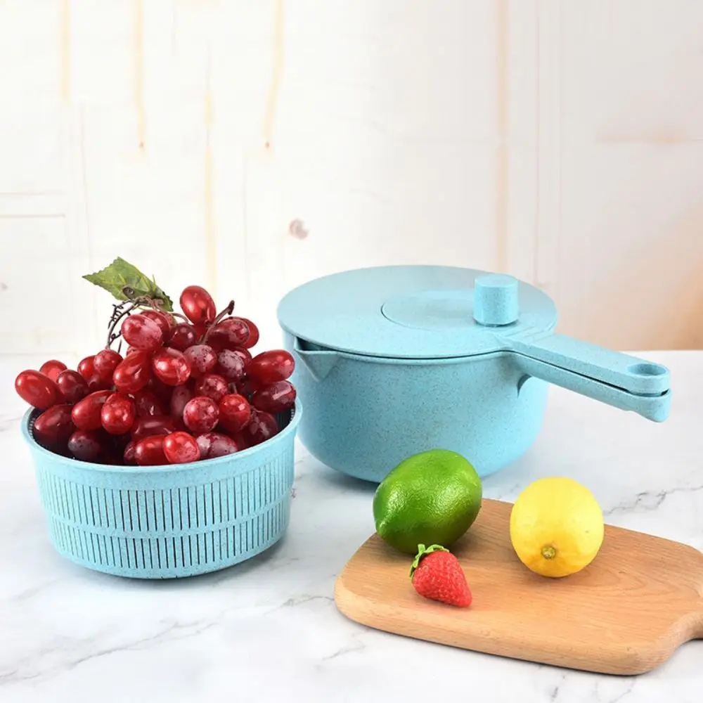 Manual Vegetables Washer Dryer Easy to Use Long Handle Non-Slip Fruits Basket Rotary BPA-Free Salad Spinner Adults
Manual Vegetables Washer Dryer Easy to Use Long Handle Non-Slip Fruits Basket Rotary BPA-Free Salad Spinner Adults