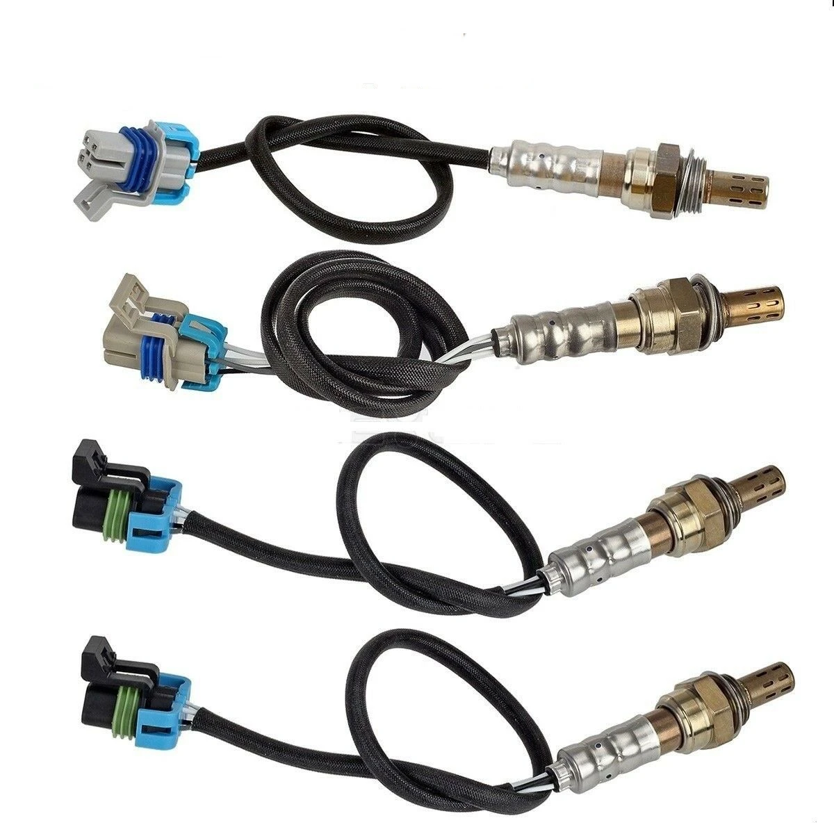 

4pc Up+Down Oxygen O2 Sensor 1,2 For 2005-2006 Chevrolet Silverado 2500 HD 6.0L 234-4407,SG1066, 234-4669, 21549