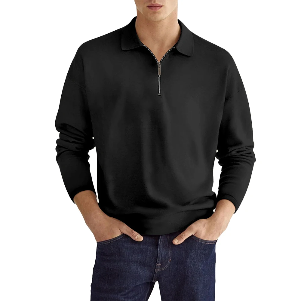 Fashion Men V-Neck Long Sleeve T-Shirts Tops Casual Lapel Collar Jumper Pullovers Blouse Sport Tees Men Clothing
Fashion Men V-Neck Long Sleeve T-Shirts Tops Casual Lapel Collar Jumper Pullovers Blouse Sport Tees Men Clothing