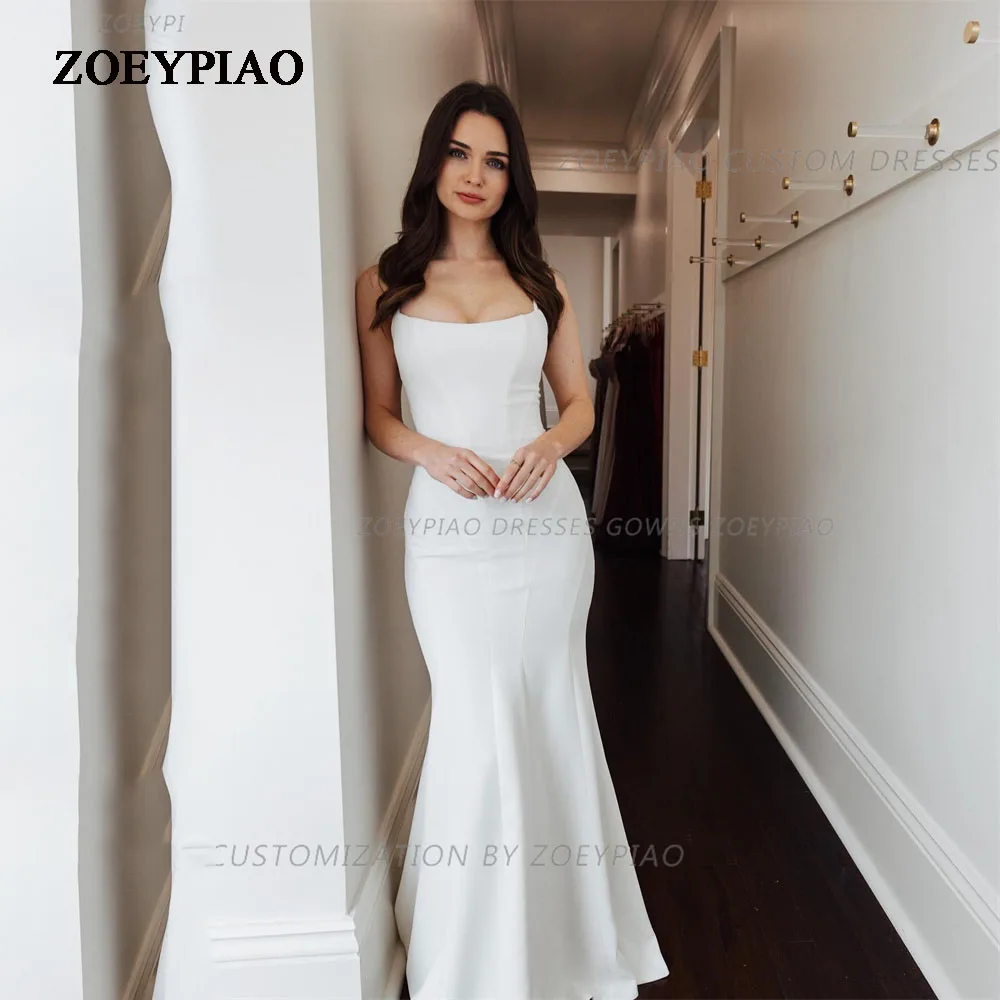 Princess Mermaid Satin Wedding Dress Sleeveless Lace Up Floor Length Bride Dress Formal Bridal Gowns Vestidos De Noiva
Princess Mermaid Satin Wedding Dress Sleeveless Lace Up Floor Length Bride Dress Formal Bridal Gowns Vestidos De Noiva