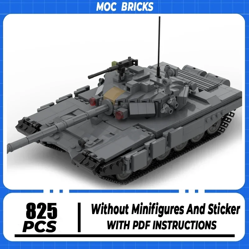 Military Series Moc Building Bricks T-90A V2 Tank Model Technology Armored Car Blocks Gifts Toys For DIY Sets Assembly
Military Series Moc Building Bricks T-90A V2 Tank Model Technology Armored Car Blocks Gifts Toys For DIY Sets Assembly