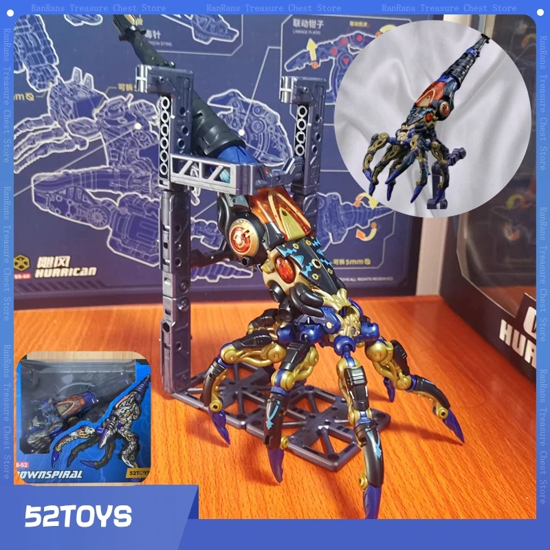 Новинка, 52 игрушки, BEASTBOX BB-52, робот-трансформер со спиралью, трансформирующийся в Mecha и Cube, экшн-фигурка, коллекционный подарок
Новинка, 52 игрушки, BEASTBOX BB-52, робот-трансформер со спиралью, трансформирующийся в Mecha и Cube, экшн-фигурка, коллекционный подарок