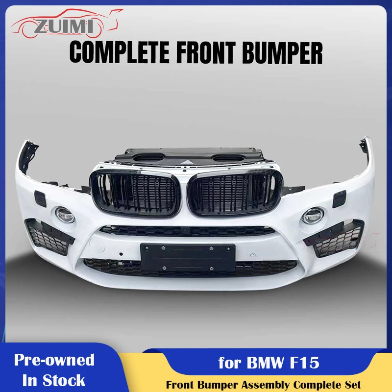 

F15 Pre-owned Front Bumper Assembly Body Kits Complete Set PP Material Bumpers Set for BMW F15