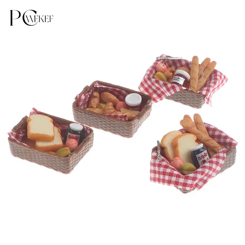 1 :6 /1: 12 Dollhouse Miniature Bread Basket Simulation Food Model Toys DollHouse Decoration
1 :6 /1: 12 Dollhouse Miniature Bread Basket Simulation Food Model Toys DollHouse Decoration