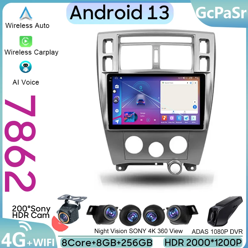Car Android For Hyundai Tucson 1 2004 - 2009 Video Auto Radio GPS Navigation Multimedia Player Carplay 5G WIFI BT No 2din DVD
Car Android For Hyundai Tucson 1 2004 - 2009 Video Auto Radio GPS Navigation Multimedia Player Carplay 5G WIFI BT No 2din DVD