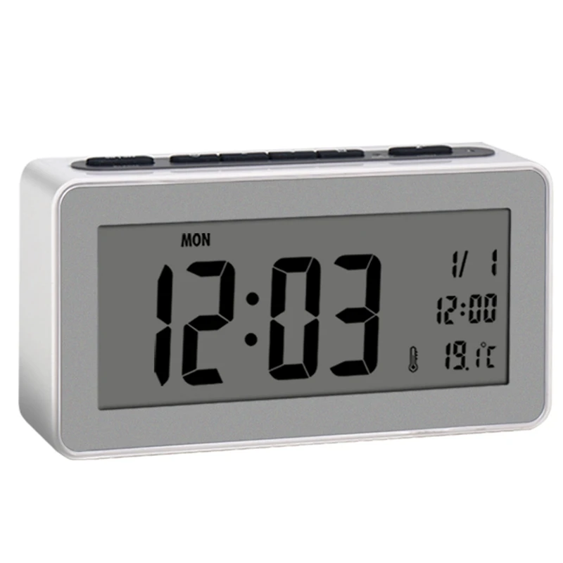 Multifunctional Electronic Alarm Clock Minimalist Digital Intelligent Student Desk Clock Desktop Luminous Mute Clock
Multifunctional Electronic Alarm Clock Minimalist Digital Intelligent Student Desk Clock Desktop Luminous Mute Clock