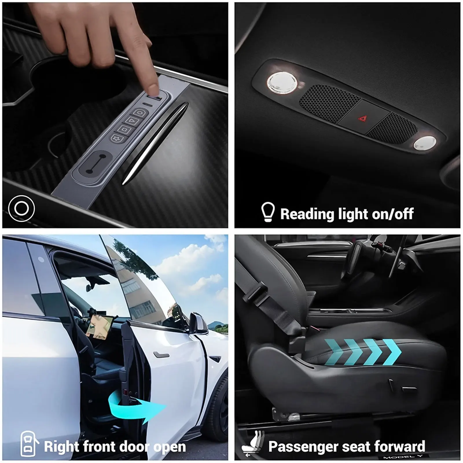 Control Module Console Expansion Dock ABS Center Console Silver Gray High Quality For Tesla Model3/Y 2021-2023
Control Module Console Expansion Dock ABS Center Console Silver Gray High Quality For Tesla Model3/Y 2021-2023