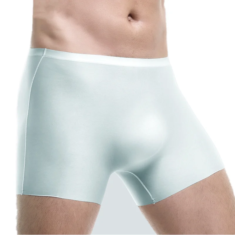 Mens Underwear Boxers Shorts Hombre Solid Seamless Panties Man Breathable Cool Ice Silk 3D Pouch Underpants Cueca Calzoncillo
Mens Underwear Boxers Shorts Hombre Solid Seamless Panties Man Breathable Cool Ice Silk 3D Pouch Underpants Cueca Calzoncillo