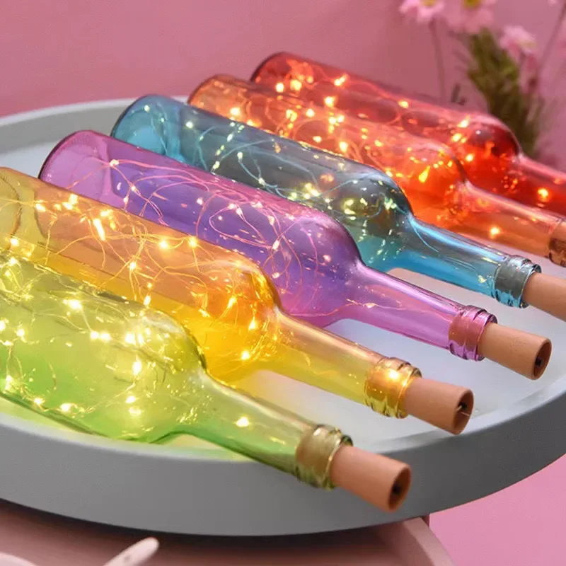 Fairy Wine Bottle with Cork Light String Christmas LED Copper Wire Festoon Garlands for Wedding Party Holiday Bedroom Decoration
Fairy Wine Bottle with Cork Light String Christmas LED Copper Wire Festoon Garlands for Wedding Party Holiday Bedroom Decoration