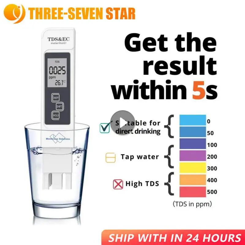 3 In1 TDS EC Meter Temperature Tester Pen Multifunctional Digital Water Quality Tester For Water Purity TEMP PPM Tester
3 In1 TDS EC Meter Temperature Tester Pen Multifunctional Digital Water Quality Tester For Water Purity TEMP PPM Tester