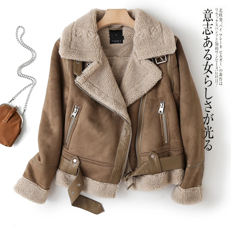 Brown Jacket For Women 2023 Winter Vintage Fur Integrated Jacket Lapel Long Sleeves Jackets Female Outwears Chic
Brown Jacket For Women 2023 Winter Vintage Fur Integrated Jacket Lapel Long Sleeves Jackets Female Outwears Chic