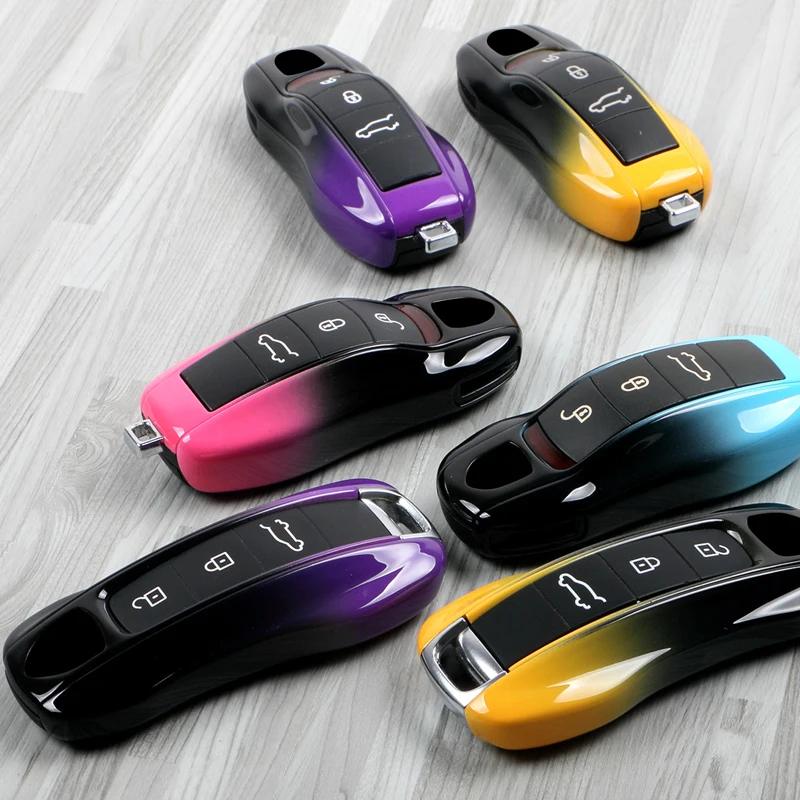 Gradient Color for Porsche Panamera Spyder Carrera Macan Boxster Cayman Cayenne 911 970 981 991 Key Case 3 4 Button Cover Fob
Gradient Color for Porsche Panamera Spyder Carrera Macan Boxster Cayman Cayenne 911 970 981 991 Key Case 3 4 Button Cover Fob