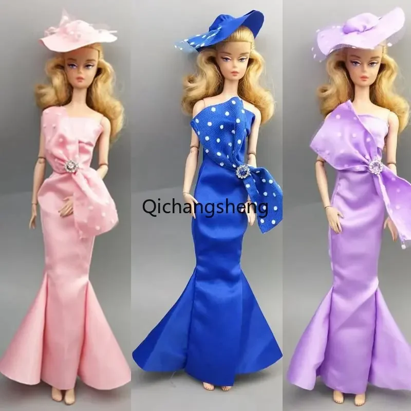 1/6 Doll Clothes For Barbie Outfits Fashion Fishtail Evening Dress For Barbie Clothing 11.5" Dolls Accessories Party Gown Toys
1/6 Doll Clothes For Barbie Outfits Fashion Fishtail Evening Dress For Barbie Clothing 11.5" Dolls Accessories Party Gown Toys