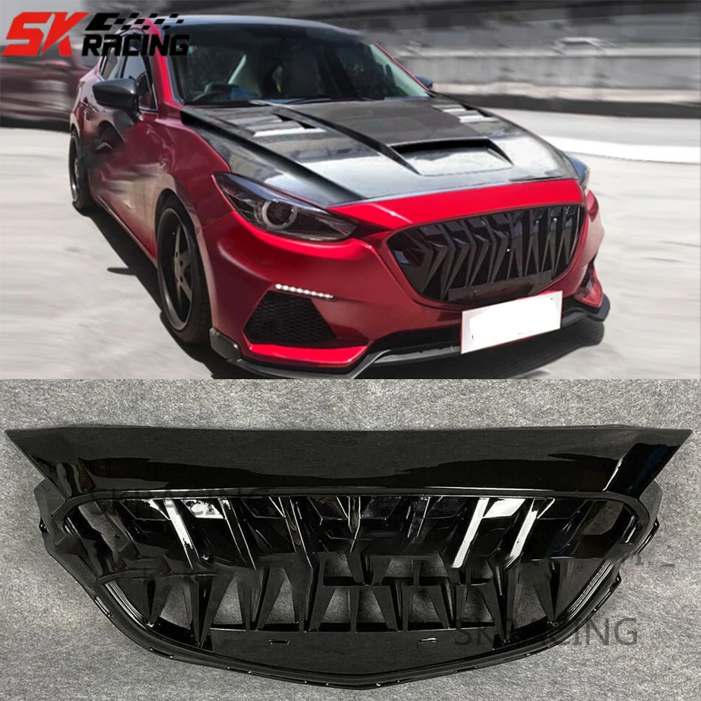 For Mazda 3 Axela 2017-2018 Gloss Black Front Bumper Racing Grills Radiator Grille Trim
For Mazda 3 Axela 2017-2018 Gloss Black Front Bumper Racing Grills Radiator Grille Trim