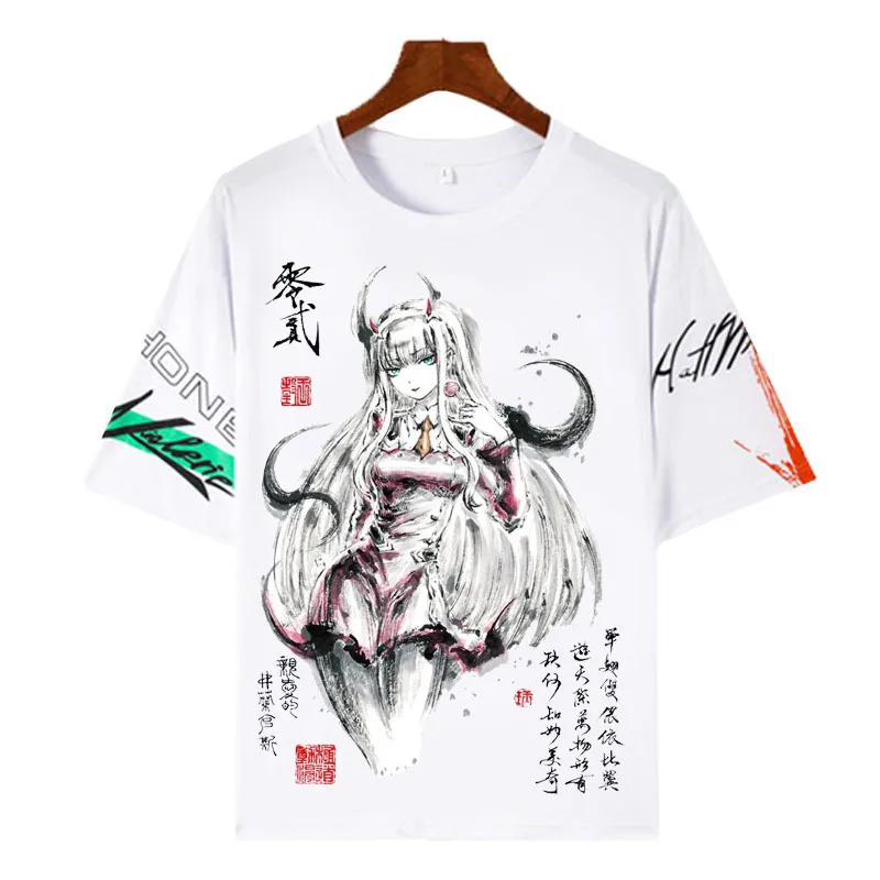 Darling in the FranXX T-shirts Anime ICHIGO ZERO TWO Cosplay T shirt Casual Breathable Tops Tees
Darling in the FranXX T-shirts Anime ICHIGO ZERO TWO Cosplay T shirt Casual Breathable Tops Tees