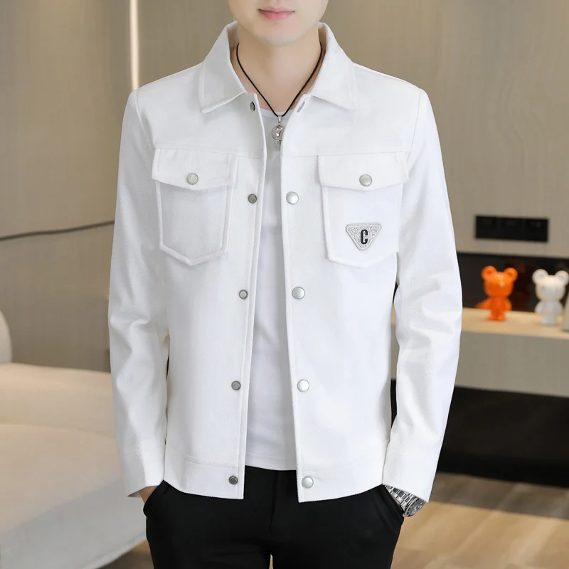 New Men's Fashion Gentleman Slim-fit Casual Canary Solid Color British Fashion Trend with Elegant Korean Slim-fit Lapel Jacket
New Men's Fashion Gentleman Slim-fit Casual Canary Solid Color British Fashion Trend with Elegant Korean Slim-fit Lapel Jacket