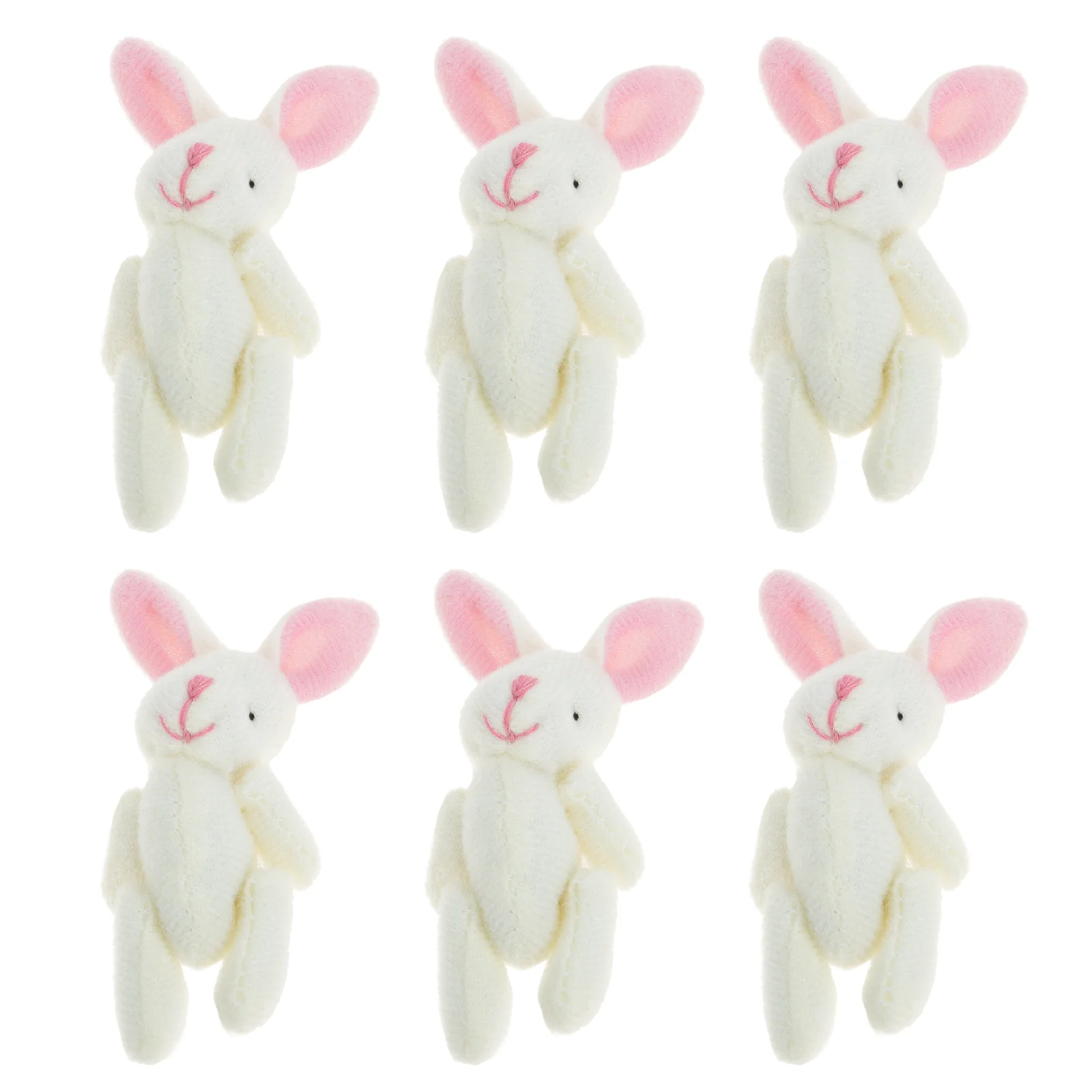 6 Pcs Rabbit Plush Toy Toys Hanging Bunny Ornament Decorate Animals Pendants Child Shape Adornment Rabbitt Plaything
6 Pcs Rabbit Plush Toy Toys Hanging Bunny Ornament Decorate Animals Pendants Child Shape Adornment Rabbitt Plaything