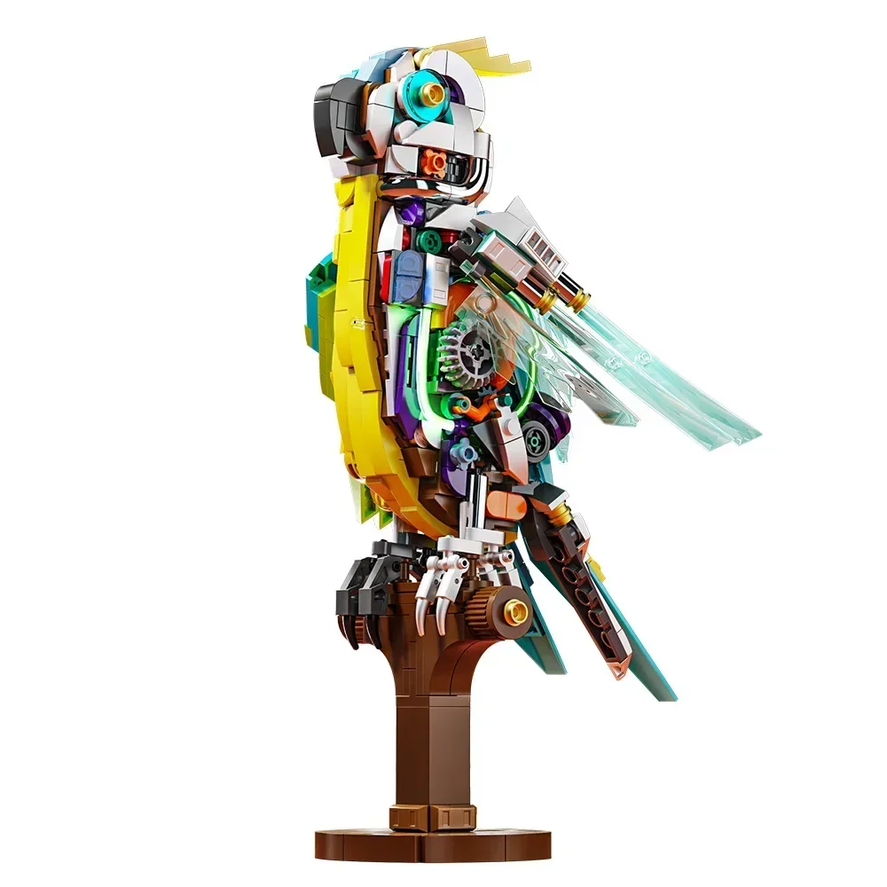 Creative Bird Animal Building Blocks Set,Semi-Mechanical Parrot Model Toys,Building and Display Kits for Kids and Adults,688 pcs
Creative Bird Animal Building Blocks Set,Semi-Mechanical Parrot Model Toys,Building and Display Kits for Kids and Adults,688 pcs