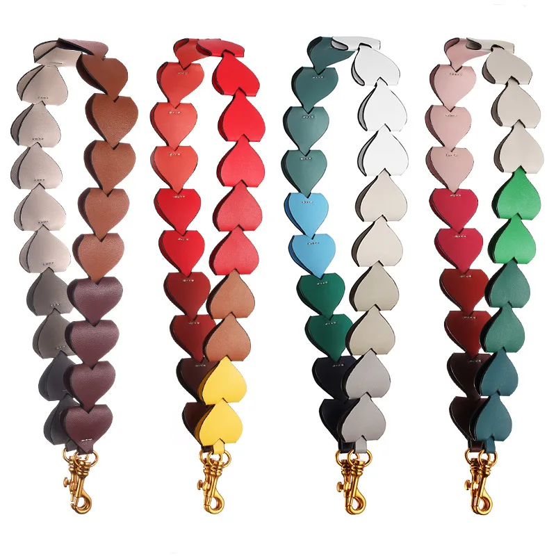 Top Grade Real Calf Leather Bag Strap For Lady Handbag Women Shoulder Carrying Belt Colorful Hearts Bag Strap
Top Grade Real Calf Leather Bag Strap For Lady Handbag Women Shoulder Carrying Belt Colorful Hearts Bag Strap