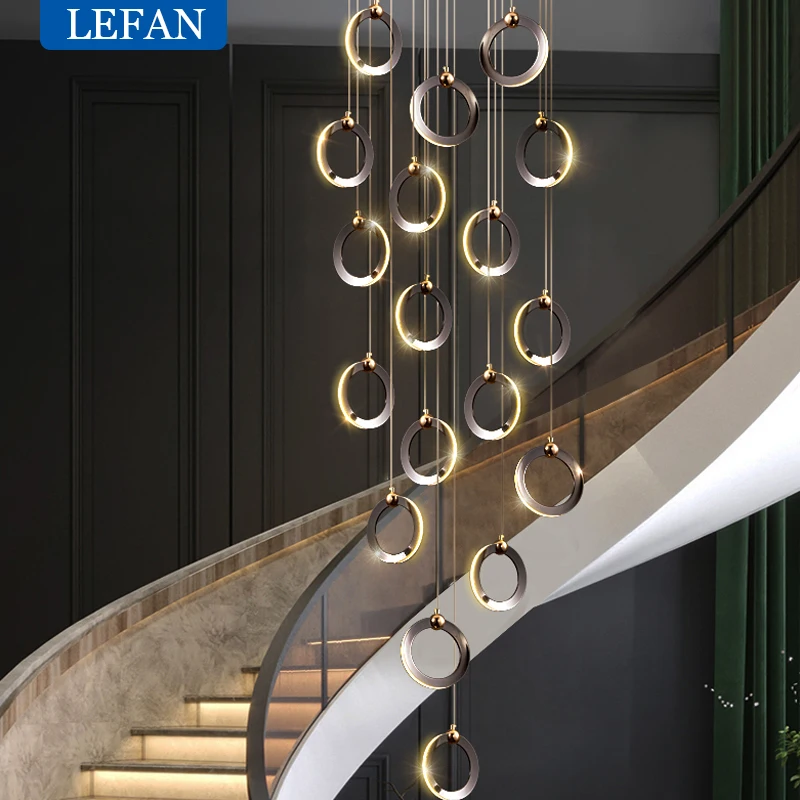 Modern villa living room led chandelier dining room indoor home lighting staircase decorative lamps hall aluminum Chandelier
Modern villa living room led chandelier dining room indoor home lighting staircase decorative lamps hall aluminum Chandelier