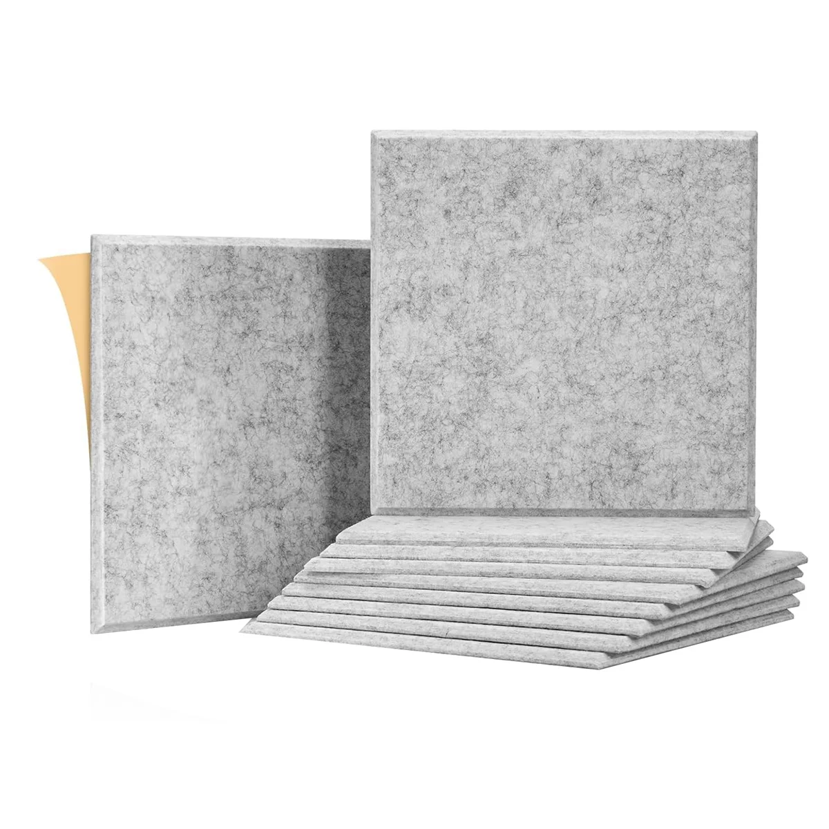 10Pack Sound Proof Panels for Walls,Self-Adhesive Acoustic Panels 12x12x0.4In for Recording Studio,Office,Home,A
10Pack Sound Proof Panels for Walls,Self-Adhesive Acoustic Panels 12x12x0.4In for Recording Studio,Office,Home,A