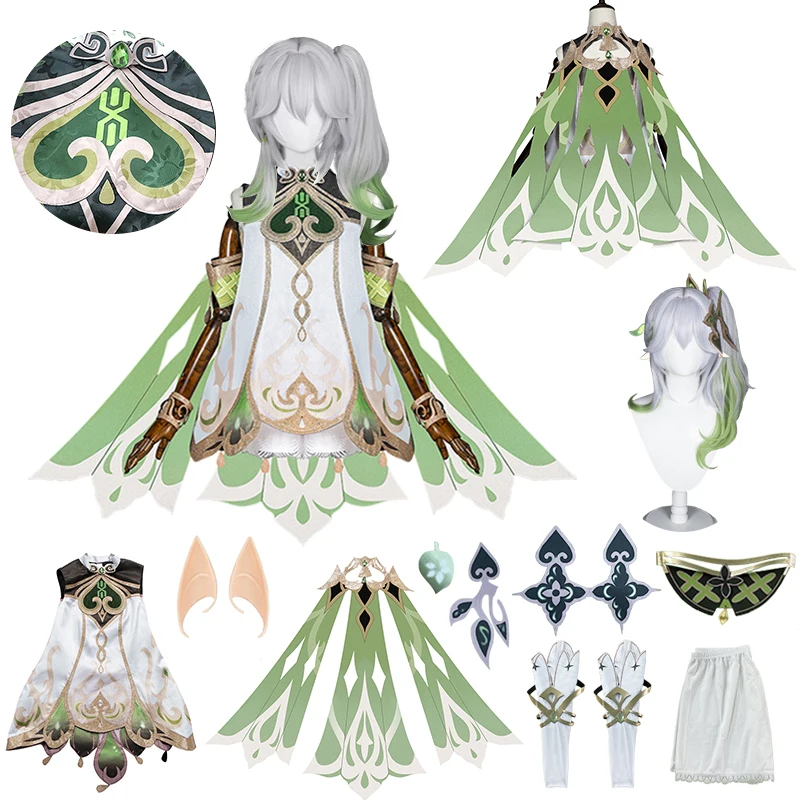 Genshin Impact Nahida Lesser Lord Kusanali Cosplay Costume Game Genshin Wig Dress Halloween Party Costumes Outfit for Women
Genshin Impact Nahida Lesser Lord Kusanali Cosplay Costume Game Genshin Wig Dress Halloween Party Costumes Outfit for Women