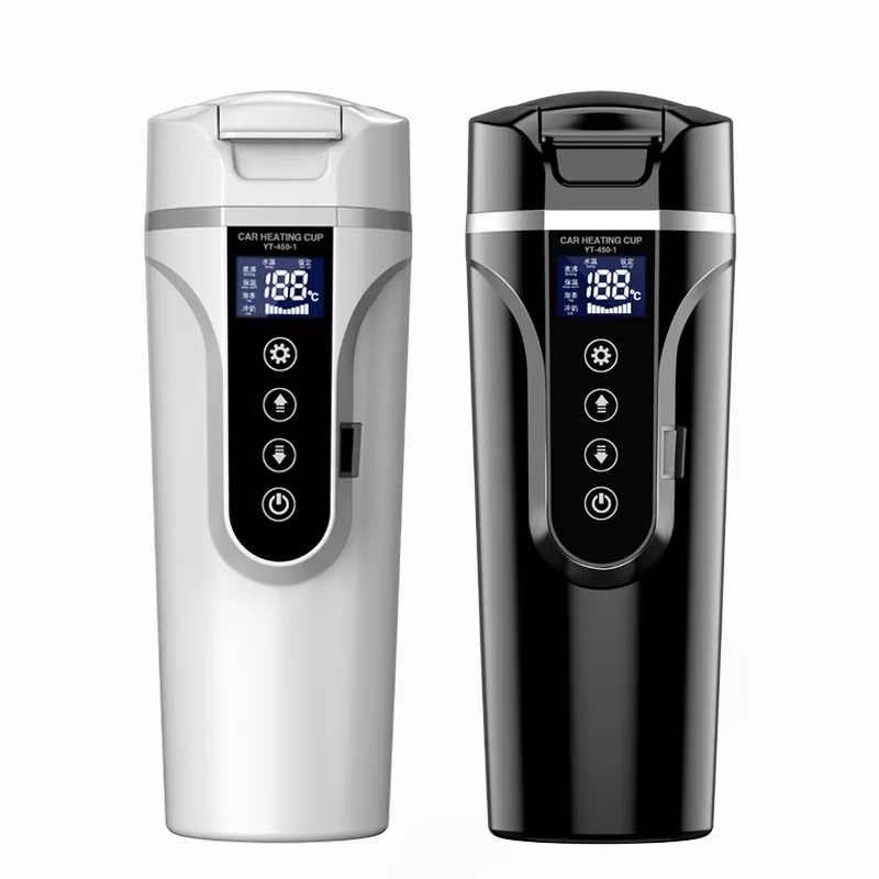 12V 24V Portable Car Heating Cup Stainless Steel Water Warmer Bottle Car Kettle Coffee Mug LCD Display Temperature
12V 24V Portable Car Heating Cup Stainless Steel Water Warmer Bottle Car Kettle Coffee Mug LCD Display Temperature