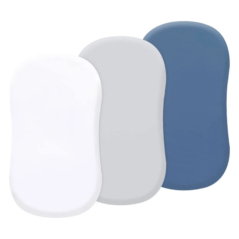 3pcs Baby Fitted Bassinet Sheet Newborn Changing Pad Cover Solid Breathable Crib Fitted Sheets Cradles Mattress Cover
3pcs Baby Fitted Bassinet Sheet Newborn Changing Pad Cover Solid Breathable Crib Fitted Sheets Cradles Mattress Cover