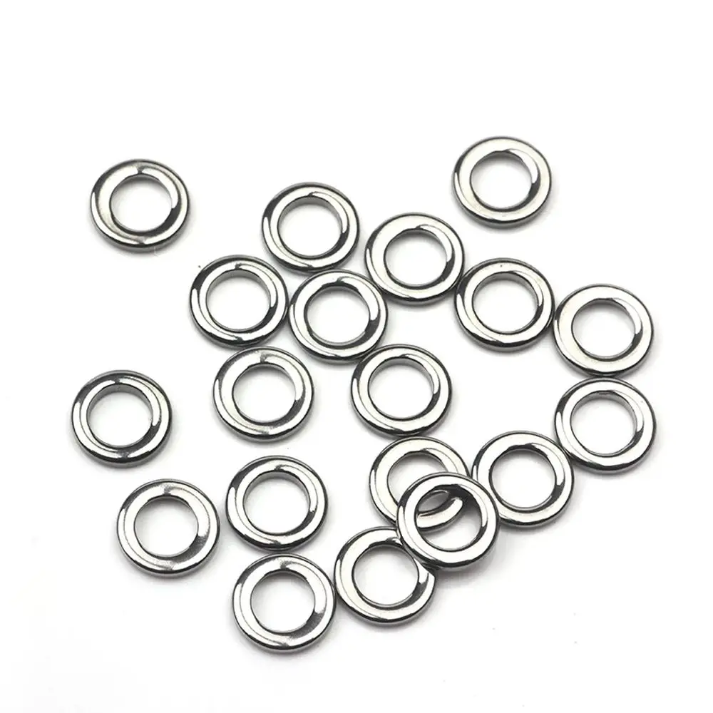Solid Heavy Duty Pesca Lures Fishing Tackle 304 Stainless Steel Fishing Rings Lead Jigging Tackle Connector Snap Split Rings
Solid Heavy Duty Pesca Lures Fishing Tackle 304 Stainless Steel Fishing Rings Lead Jigging Tackle Connector Snap Split Rings