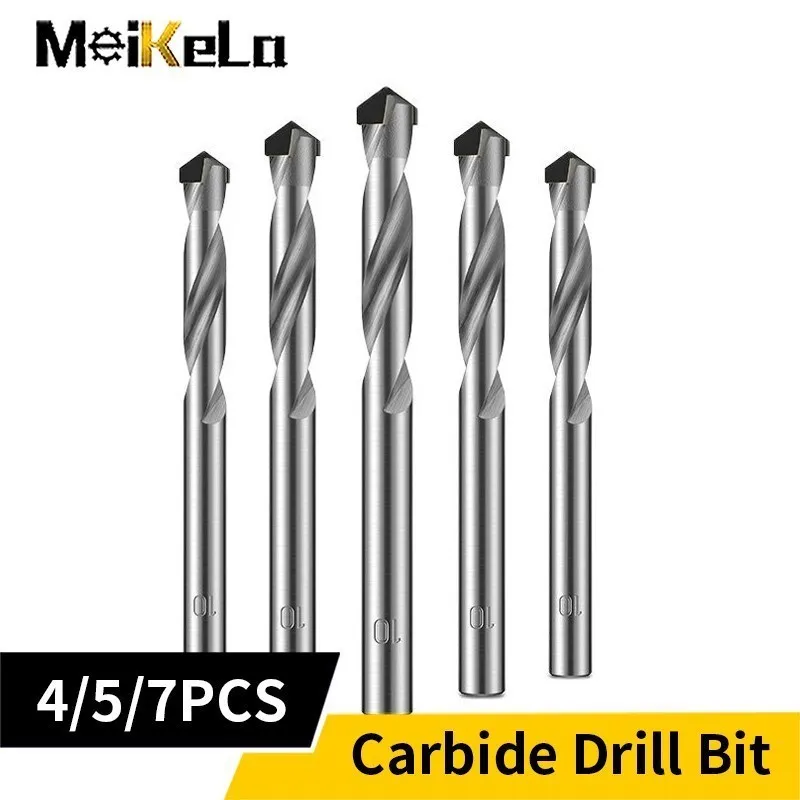 Meikela Carbide Alloy Drill 7/5/4Pcs Tungsten Steel Twist Drill Bit Wood Metal Hole Cutter For CNC Lathe Machine Drilling Tools
Meikela Carbide Alloy Drill 7/5/4Pcs Tungsten Steel Twist Drill Bit Wood Metal Hole Cutter For CNC Lathe Machine Drilling Tools