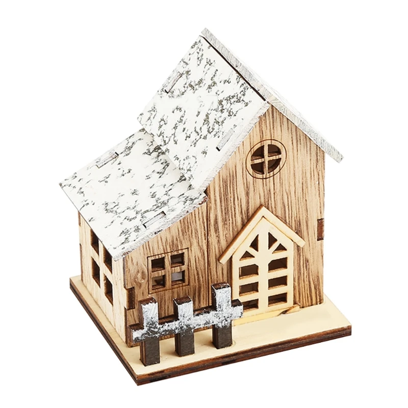 H55A Miniature Christmas LED Light Up Wood House Ornaments Family DIY Art Craft Projects Desktop Decors Accessory for Kids
H55A Miniature Christmas LED Light Up Wood House Ornaments Family DIY Art Craft Projects Desktop Decors Accessory for Kids