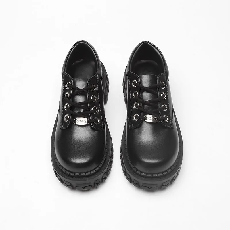 Genuine Leather Delias Dwarf Harajuku Japanese Style Thick-Soled Big Toe Women's Platform Shoes
Genuine Leather Delias Dwarf Harajuku Japanese Style Thick-Soled Big Toe Women's Platform Shoes