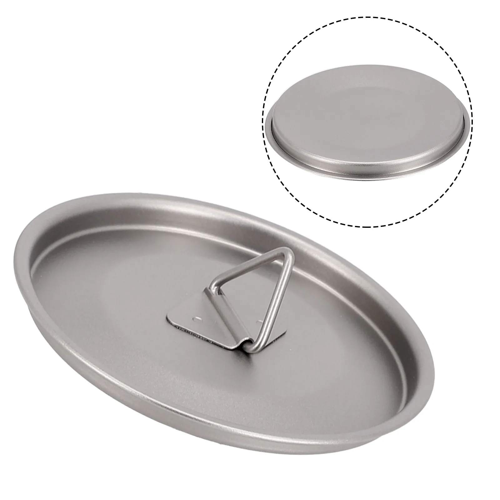 1pc Titanium Cup Lid Camping Pot Mug Lid Pot Kettle 80/90/125mm Gray Lightweight Durable High-Quality Material Camping Supplies
1pc Titanium Cup Lid Camping Pot Mug Lid Pot Kettle 80/90/125mm Gray Lightweight Durable High-Quality Material Camping Supplies