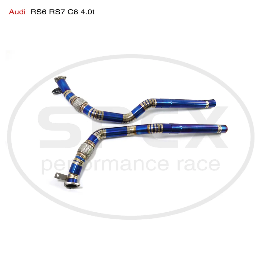 SPEX Perfroamnce Titanium Alloy Front Tube for Audi RS6 RS7 C8 4.0T Middle Pipe Sport Upgrade Car Exhaust Accessories System
SPEX Perfroamnce Titanium Alloy Front Tube for Audi RS6 RS7 C8 4.0T Middle Pipe Sport Upgrade Car Exhaust Accessories System