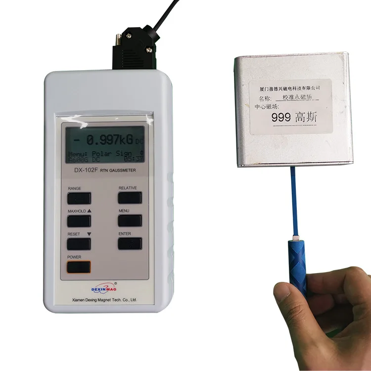 

DX-102F Portable Gaussmeter Electromagnetic Radiation Detector Magnetic Field Testing EMF Analyzer Gauss Tesla Meter