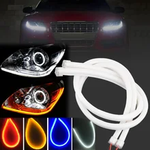2Pcs 30cm 45cm 60cm vehicle DRL Flexible Tube Strip led car Daytime Running Lights Turn Signal Angel Eyes Car Styling Hot Sale
2Pcs 30cm 45cm 60cm vehicle DRL Flexible Tube Strip led car Daytime Running Lights Turn Signal Angel Eyes Car Styling Hot Sale