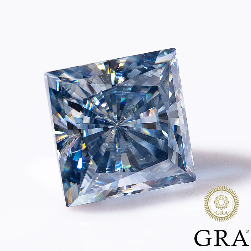JINGLI High Quality Lemon Yellow/Blue/Pink VVS Princess Cut Loose Moissanite Colorful Square 60Points - 6 Carat Diamond Jewelry
JINGLI High Quality Lemon Yellow/Blue/Pink VVS Princess Cut Loose Moissanite Colorful Square 60Points - 6 Carat Diamond Jewelry