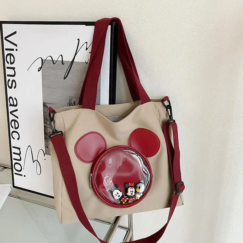 Miniso Mickey Mouse Large Capacity Bag Waterproof Canvas Nylon Single Shoulder Handheld Bag Cartoon Student Study Crossbody Bag
Miniso Mickey Mouse Large Capacity Bag Waterproof Canvas Nylon Single Shoulder Handheld Bag Cartoon Student Study Crossbody Bag