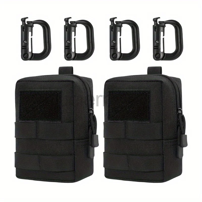 LUC 2 Pack Tactical Molle EDC Pouch with 4 Hooks Patch Utility Tool Pouches Waist Fanny Pack Organizer Belt Waist Hunting Bag
LUC 2 Pack Tactical Molle EDC Pouch with 4 Hooks Patch Utility Tool Pouches Waist Fanny Pack Organizer Belt Waist Hunting Bag