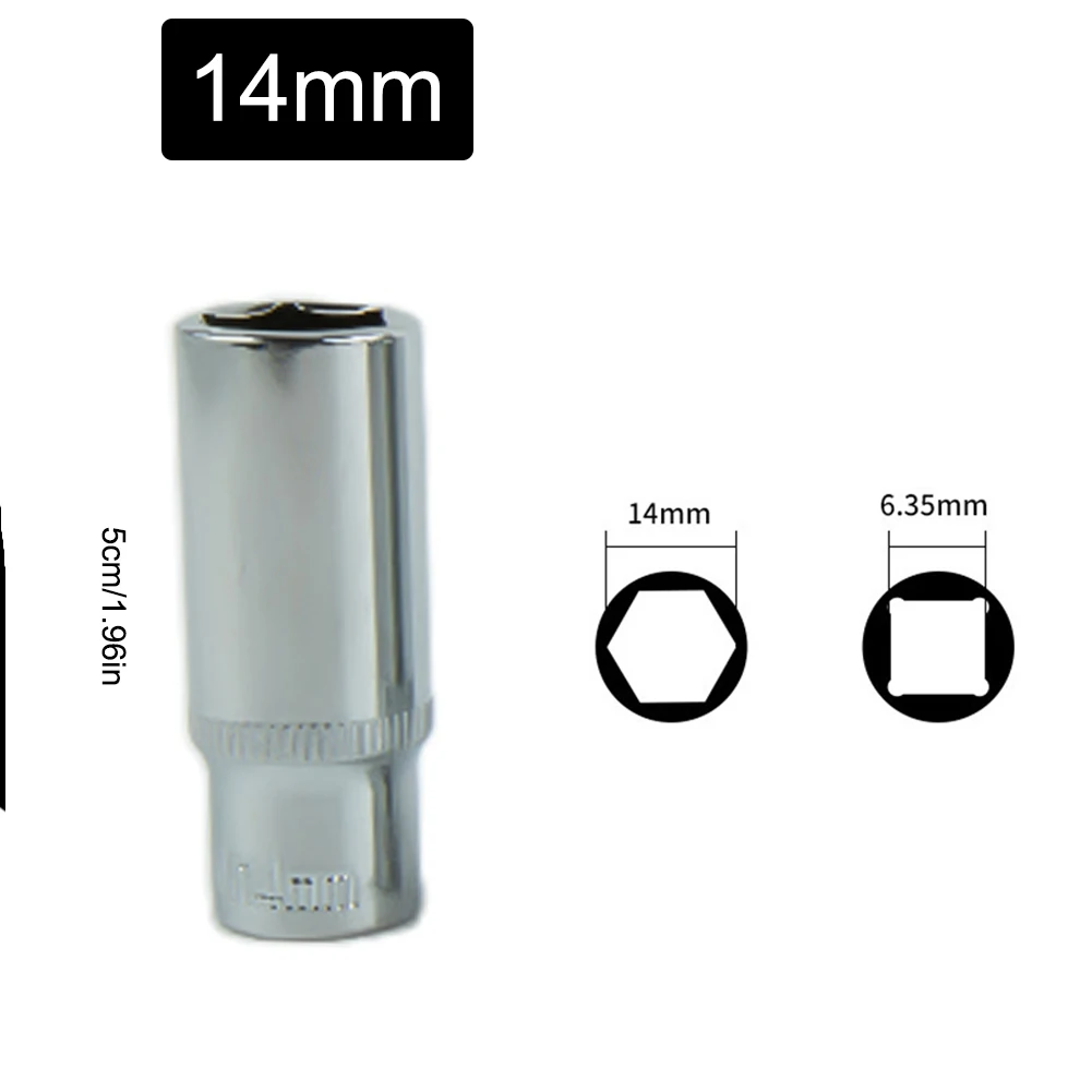 11 Pcs 1/4inch Hex Socket Adapter 4-14mm Deep Wrench Heads Ratchet Tool For Impact Driver Accessories Car Repairing Accessories
11 Pcs 1/4inch Hex Socket Adapter 4-14mm Deep Wrench Heads Ratchet Tool For Impact Driver Accessories Car Repairing Accessories