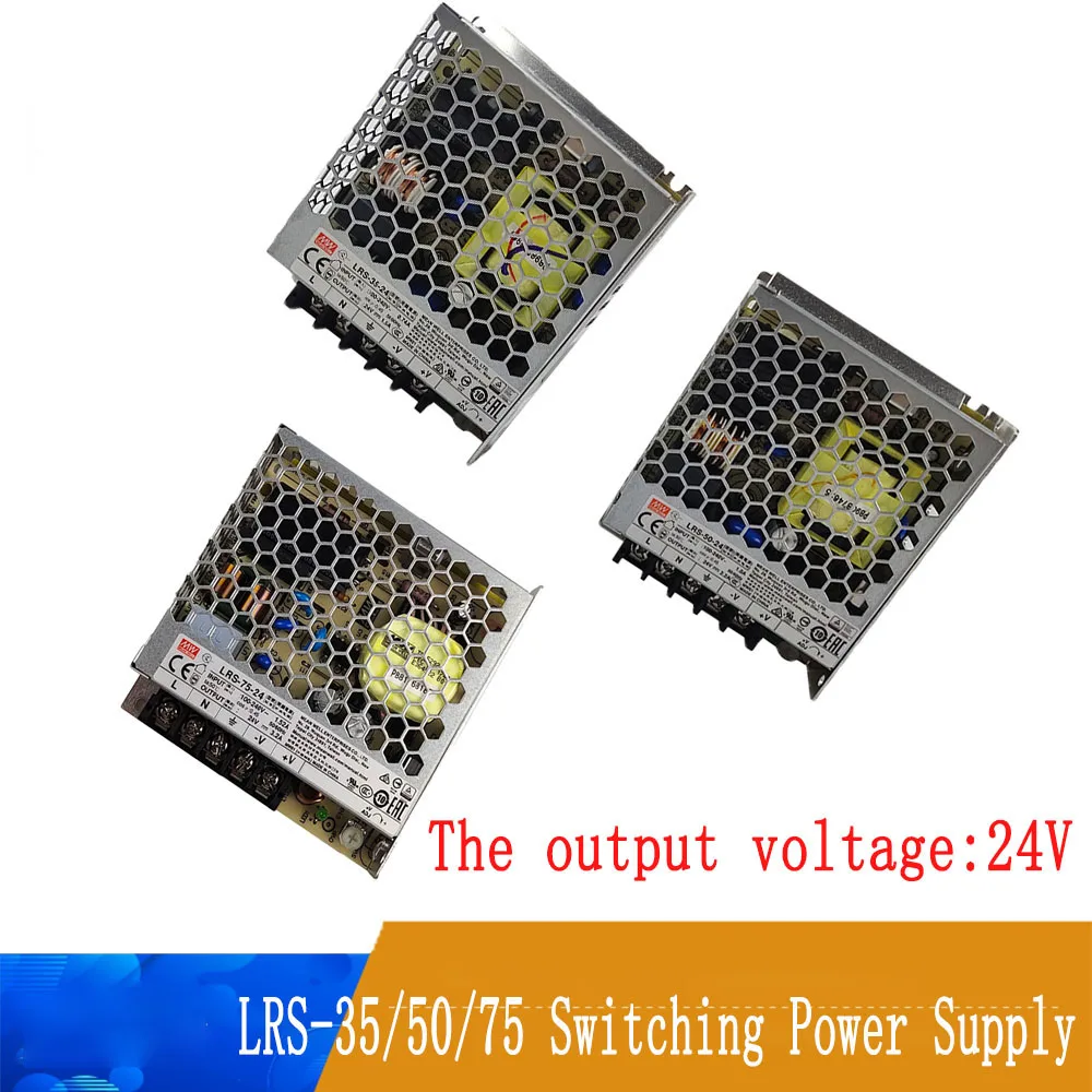 CNC LRS-35/50/75 Switching Power Supply Meanwell 24V 35W/50W/75W Original MW for Laser Controller Automated Machine
CNC LRS-35/50/75 Switching Power Supply Meanwell 24V 35W/50W/75W Original MW for Laser Controller Automated Machine