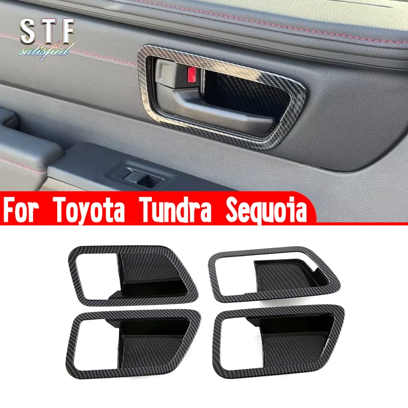 ABS Interior Door Handle Bowl Cover Cup Trim Molding Garnish Accessories Stickers For Toyota Tundra Sequoia 2022 2023
ABS Interior Door Handle Bowl Cover Cup Trim Molding Garnish Accessories Stickers For Toyota Tundra Sequoia 2022 2023