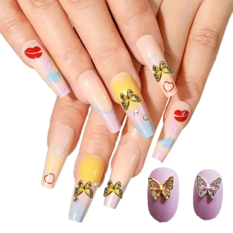 3D Trendy Nail Charms Acrylic Flowers Jewelry Rhinestone Nails Art Metal Alloy Butterflies Decoration Accessories
3D Trendy Nail Charms Acrylic Flowers Jewelry Rhinestone Nails Art Metal Alloy Butterflies Decoration Accessories